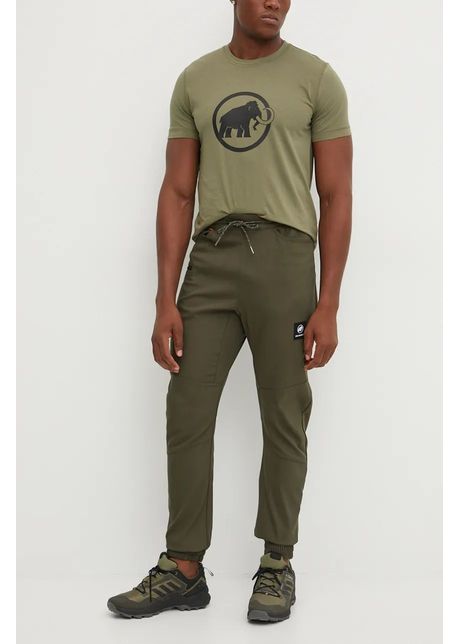 Mammut pantaloni de exterior massone culoarea verde