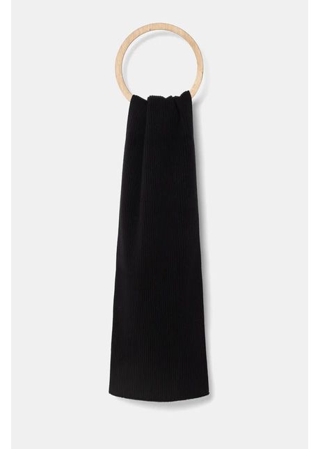 Marc o polo esarfa din bumbac culoarea negru neted m29502202066