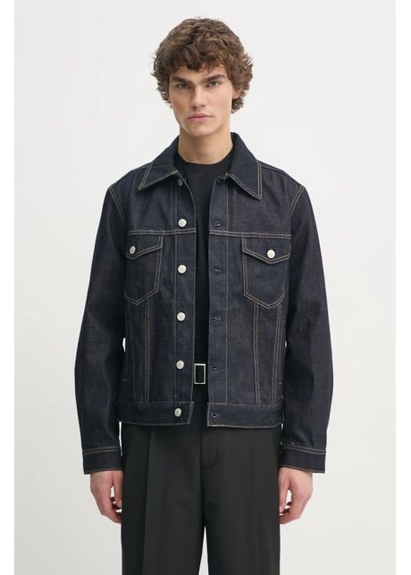 Marc o polo geac din denim b rba i culoarea bleumarin de tranzi ie 5000005585