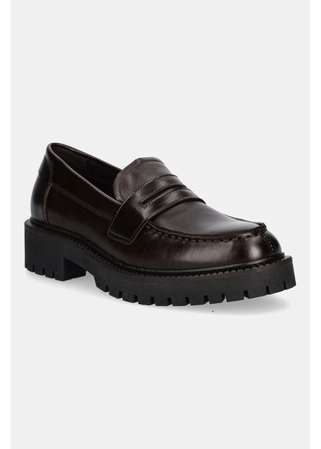 Marc O'Polo mocasini de piele Phia culoarea maro, cu toc plat, 50718093201100