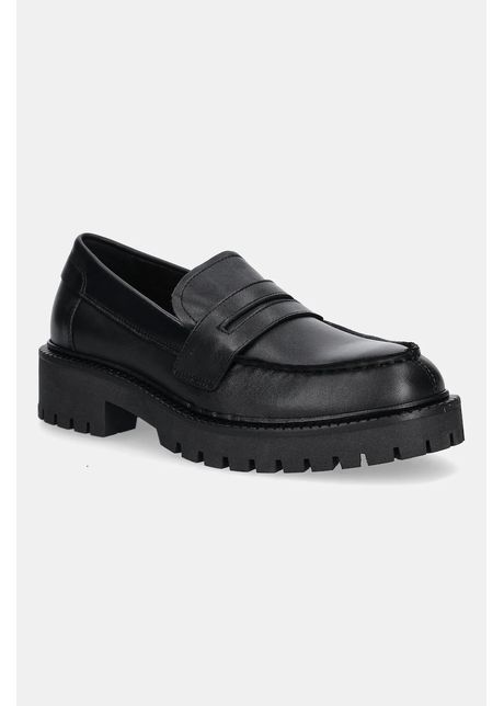 Marc O'Polo mocasini de piele Phia culoarea negru, cu toc plat, 50718093201100