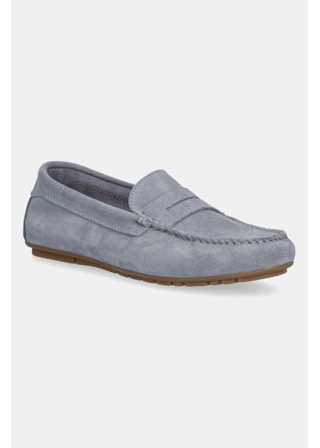 Marc o polo mocasini din piele intoarsa selma 8b femei cu toc plat 50214623101300