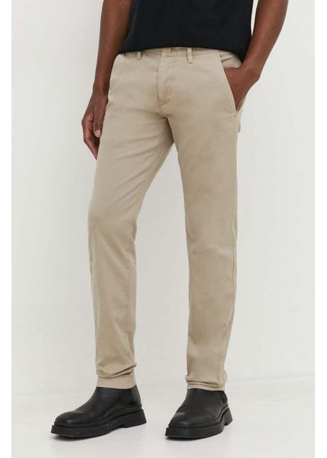 Marc o polo pantaloni barbati culoarea albastru marin cu fason chinos