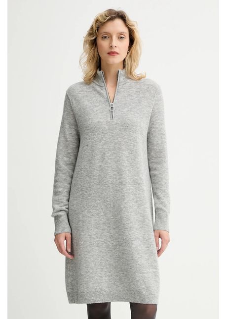 Marc O'Polo rochie cu lână culoarea gri, mini, drept, 5000006932