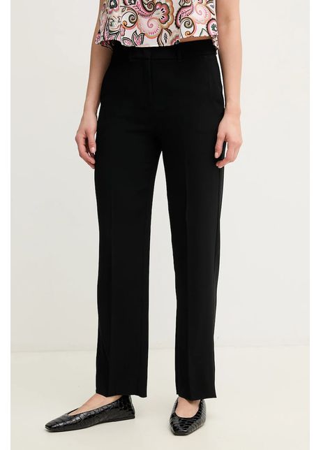 Marella pantaloni lello femei culoarea negru drept high waist 2513131152200
