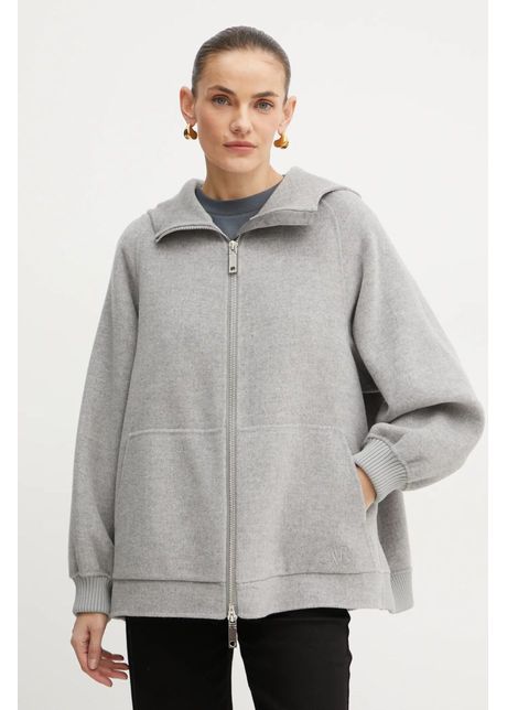 Max co geac de l n culoarea gri de tranzi ie oversize 2426086023200