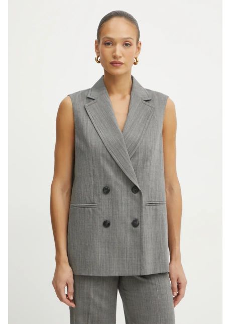 Max co sacou culoarea gri cu doua randuri de nasturi 2516151012200