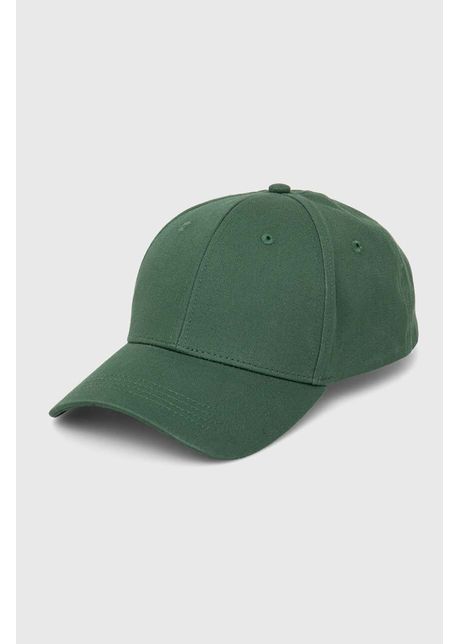 Medicine apc de baseball din bumbac barbati culoarea verde neted