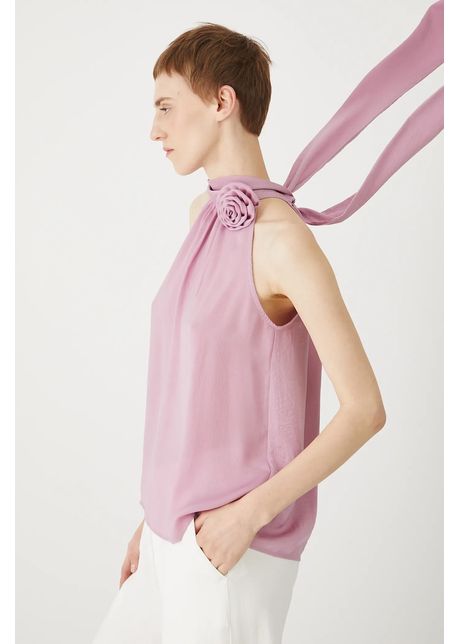Medicine bluza culoarea roz neted