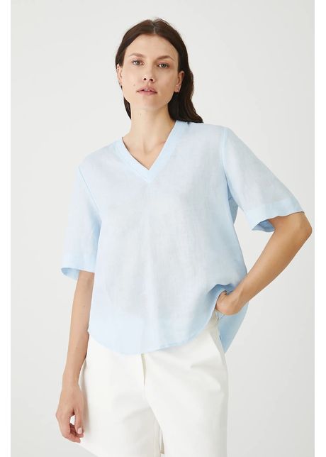 Medicine bluza din in neted