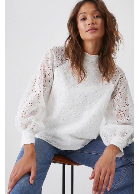 Medicine bluza femei culoarea alb cu imprimeu