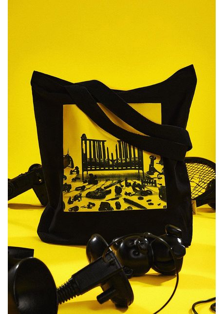 Medicine geanta de bumbac culoarea negru