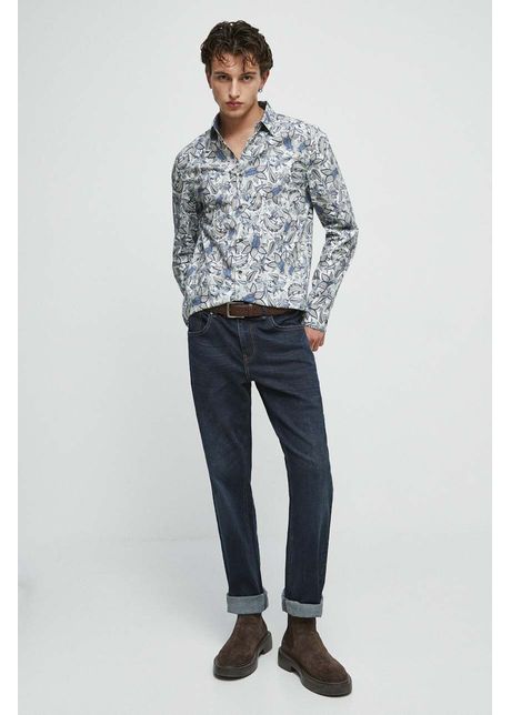 Medicine jeans b rba i culoarea bleumarin