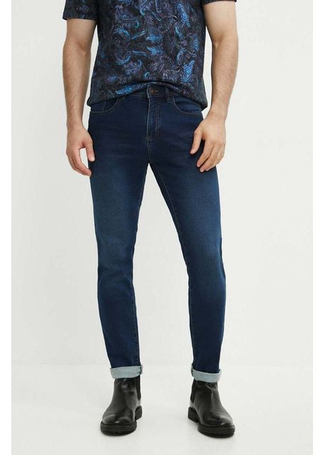 Medicine jeans b rba i culoarea bleumarin
