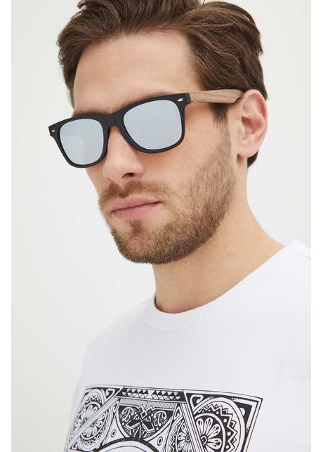Medicine ochelari de soare barbati culoarea negru