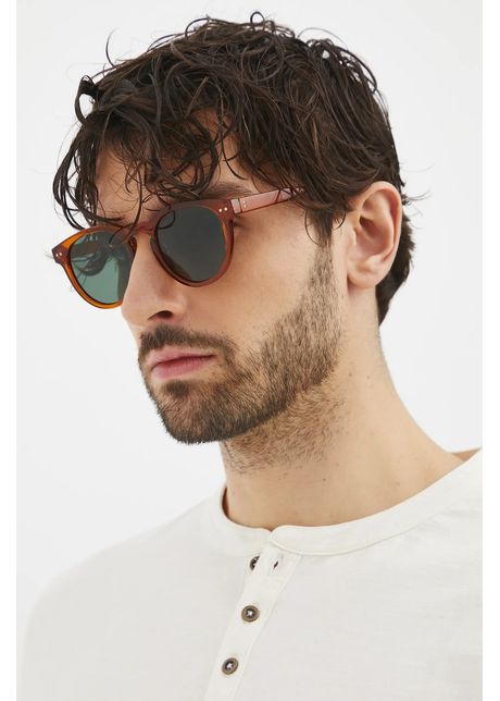 Medicine ochelari de soare culoarea galben