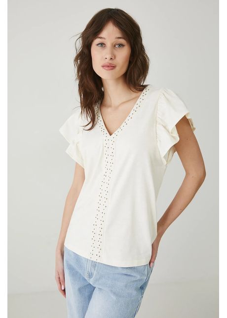Medicine tricou din bumbac culoarea bej