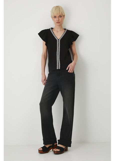 Medicine tricou din bumbac culoarea negru