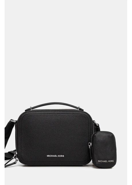 Michael kors borseta de piele culoarea negru 33r5lhdm5l