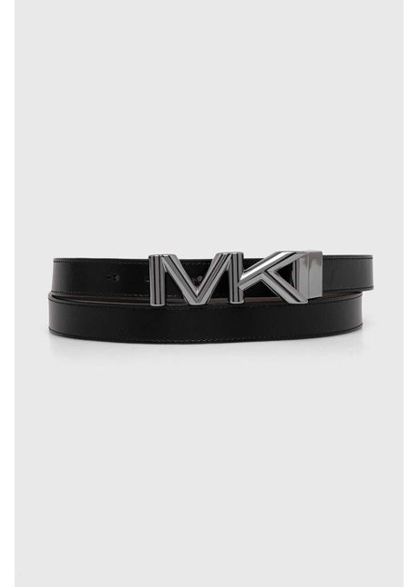 Michael kors curea cu doua fete barbati culoarea negru