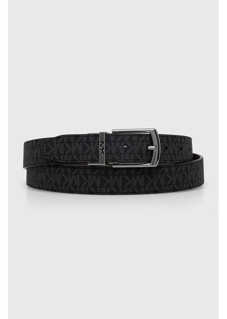 Michael kors curea cu doua fete barbati culoarea negru
