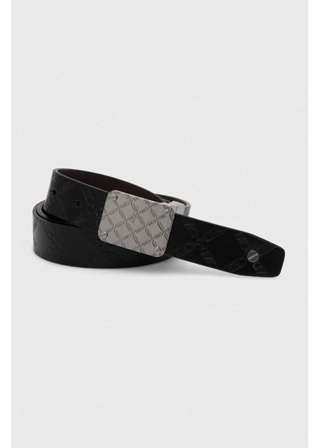 Michael kors curea de piele cu doua fete barbati culoarea negru