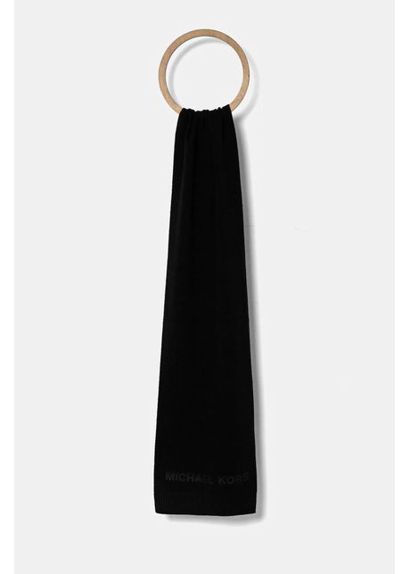 Michael kors fular barbati culoarea negru neted 34378