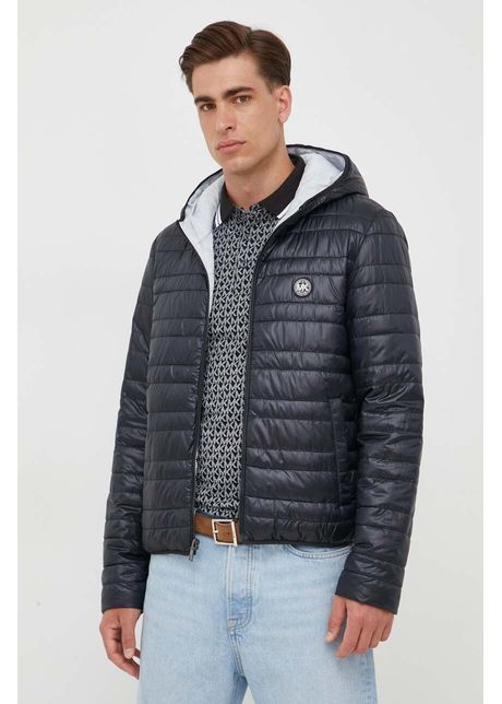 Michael kors geaca cu doua fete barbati culoarea negru de tranzitie