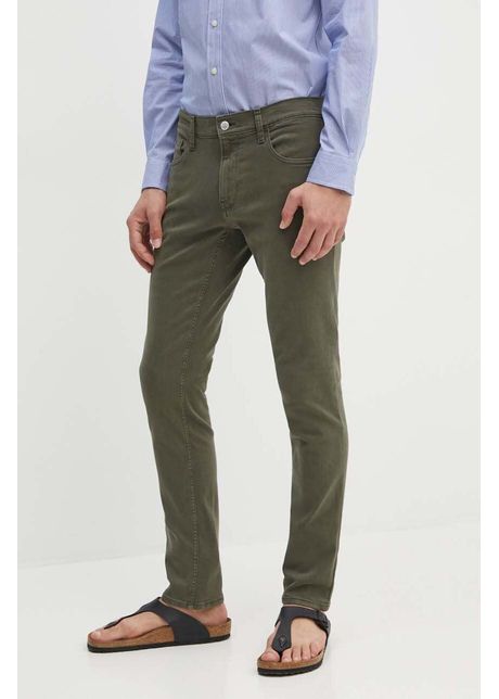 Michael kors pantaloni barbati culoarea verde ct49ckm0uk