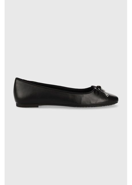 Michael michael kors balerini de piele nori culoarea negru 40f3nrfp1l