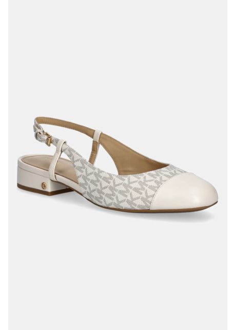Michael michael kors balerini perla culoarea bej cu toc deschis 40r4plfp1b 150