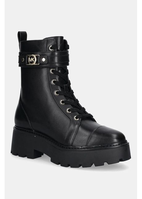 MICHAEL Michael Kors bocanci de piele Mandy culoarea negru, cu platformă, 40T5MAFE5L.001