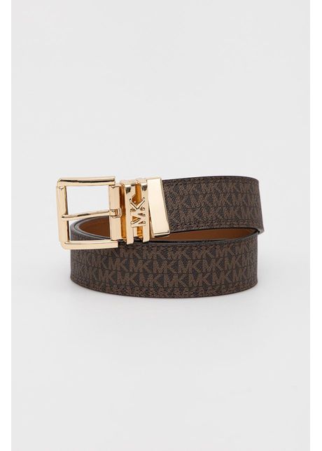 Michael michael kors curea de piele cu dou fe e femei culoarea maro