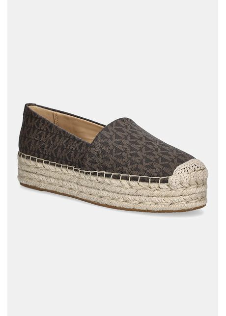 Michael michael kors espadrile lynn culoarea maro cu platforma 40s5lyfp1b 200