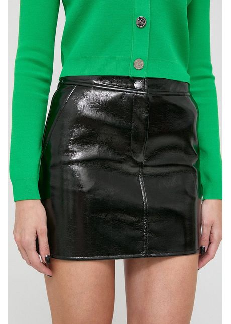 Michael michael kors fusta culoarea negru mini drept