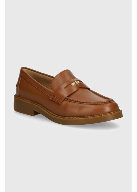 Michael michael kors mocasini de piele eden femei culoarea maro cu toc plat 40r4edmp1l 230