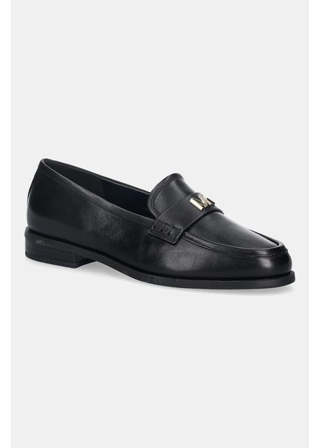 MICHAEL Michael Kors mocasini de piele Lex culoarea negru, cu toc plat, 40F5LXFP1L.001