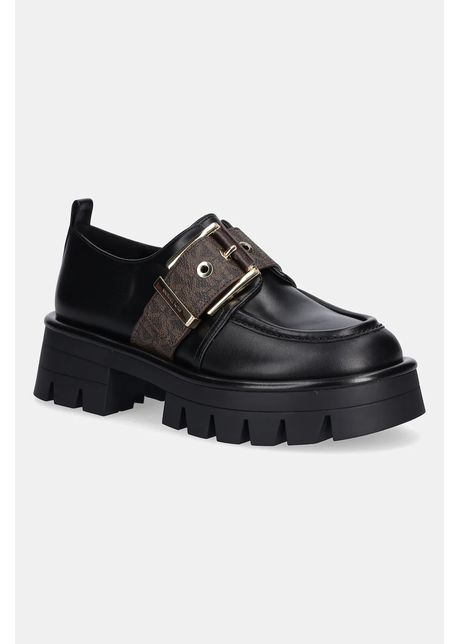 MICHAEL Michael Kors pantofi de piele Colby culoarea negru, cu platforma, 40F5COFP2L.292