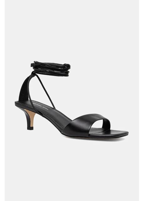 Michael michael kors sandale de piele jaida culoarea negru 40s5jdms2l 001