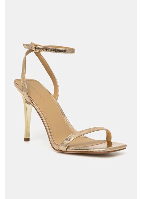 Michael michael kors sandale de piele liana culoarea auriu 40t5lnhs1m 740