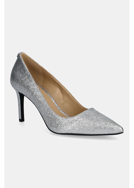 Michael michael kors stilettos de piele alina culoarea argintiu 40s5hnmp1m 040