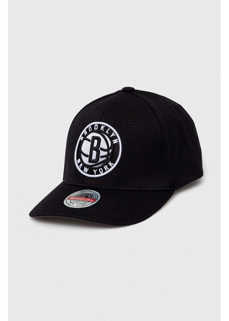 Mitchell ness apc din amestec de l n brooklyn nets culoarea negru cu imprimeu
