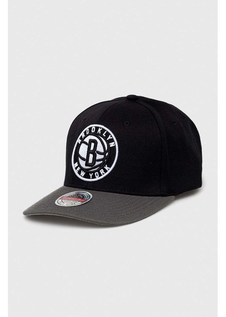 Mitchell ness apc din amestec de l n brooklyn nets culoarea negru cu imprimeu