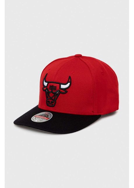 Mitchell ness apc din amestec de l n chicago bulls culoarea rosu cu imprimeu