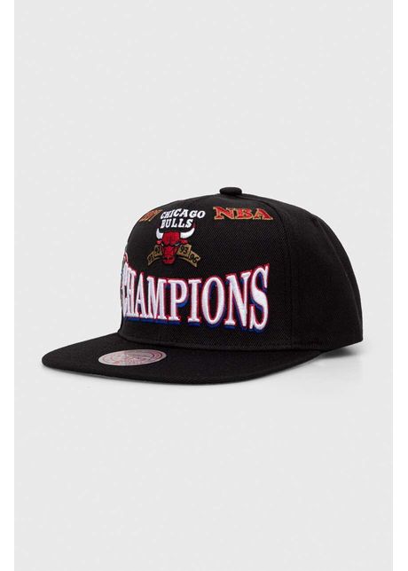 Mitchell ness apc din amestec de l n culoarea negru cu imprimeu