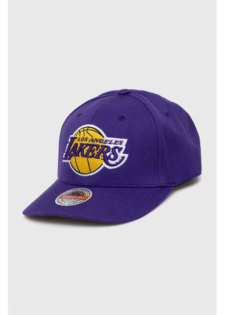 Mitchell ness apc din amestec de l n los angeles lakers culoarea violet cu imprimeu