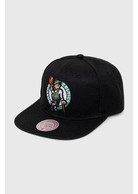 Mitchell ness sapca boston celtics culoarea negru cu imprimeu