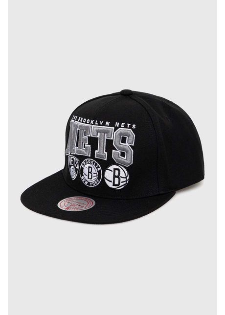 Mitchell&Ness sapca BROOKLYN NETS culoarea negru, cu imprimeu