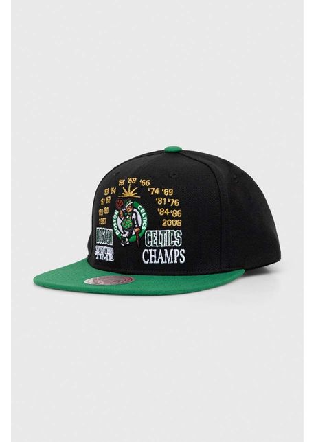 Mitchell ness sapca culoarea negru cu imprimeu