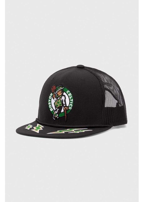 Mitchell ness sapca nba boston celtics culoarea negru cu imprimeu